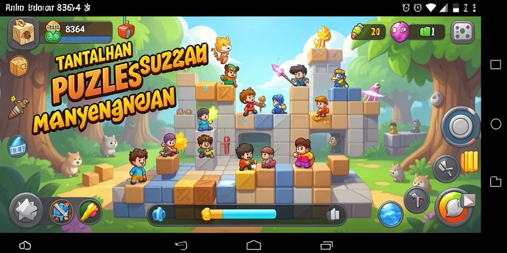 Tampilan gameplay Puzzle seru di 8364 yang menarik.
