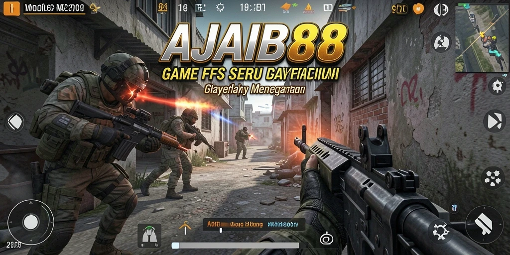 Screenshot AJAIB88 menampilkan aksi FPS yang mendebarkan.