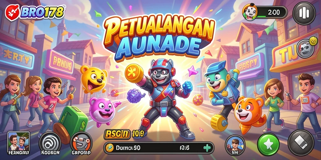Tampilan menakjubkan dari gameplay BRO178 yang seru dan mendebarkan.