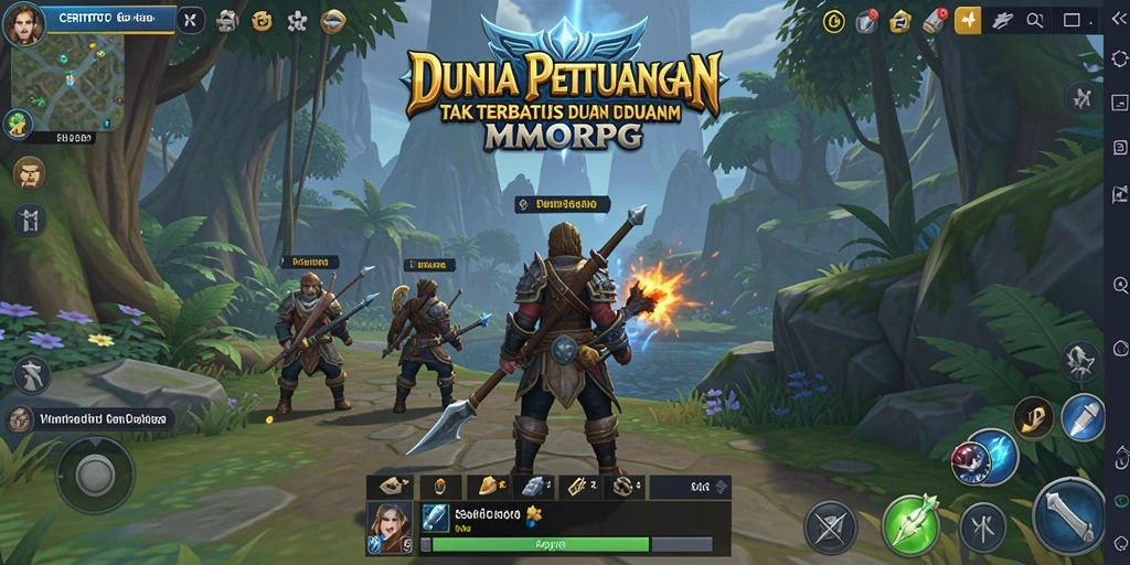 Gameplay seru dalam CERITOTO dengan petualangan dan pertempuran yang mendebarkan.