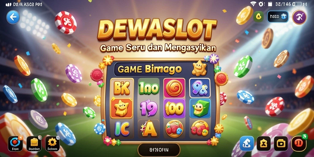 Tampilan gameplay seru DEWASLOT dalam permainan Bingo.