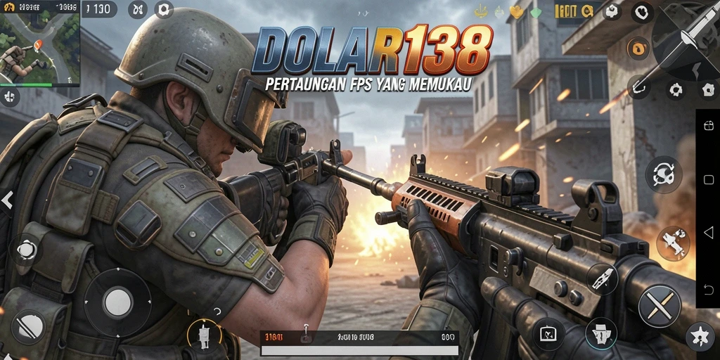 Tampilan gameplay mendebarkan dari DOLAR138, game FPS terbaik.