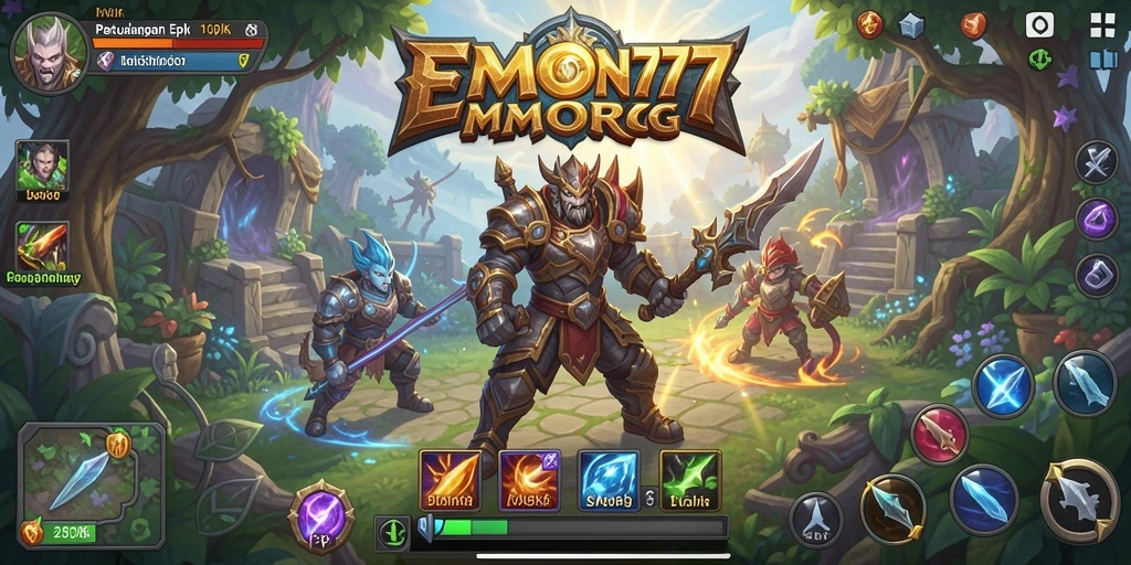 Tampilan gameplay seru dan menegangkan dari EMON777