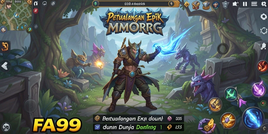 Tampilan menakjubkan dari gameplay FA99 yang mendebarkan.