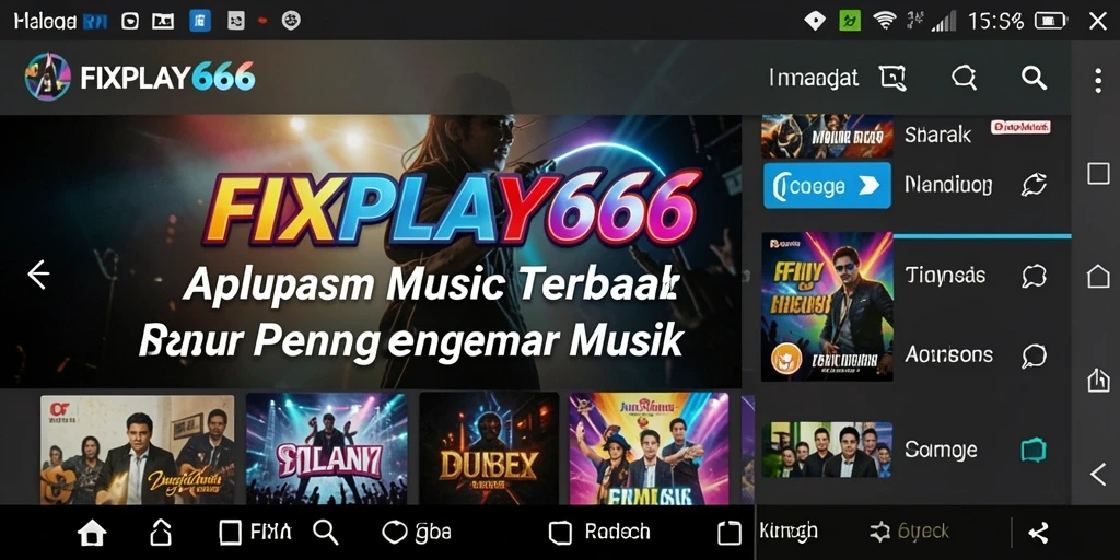 Tampilan gameplay FIXPLAY666 menampilkan fitur karaoke yang menyenangkan.