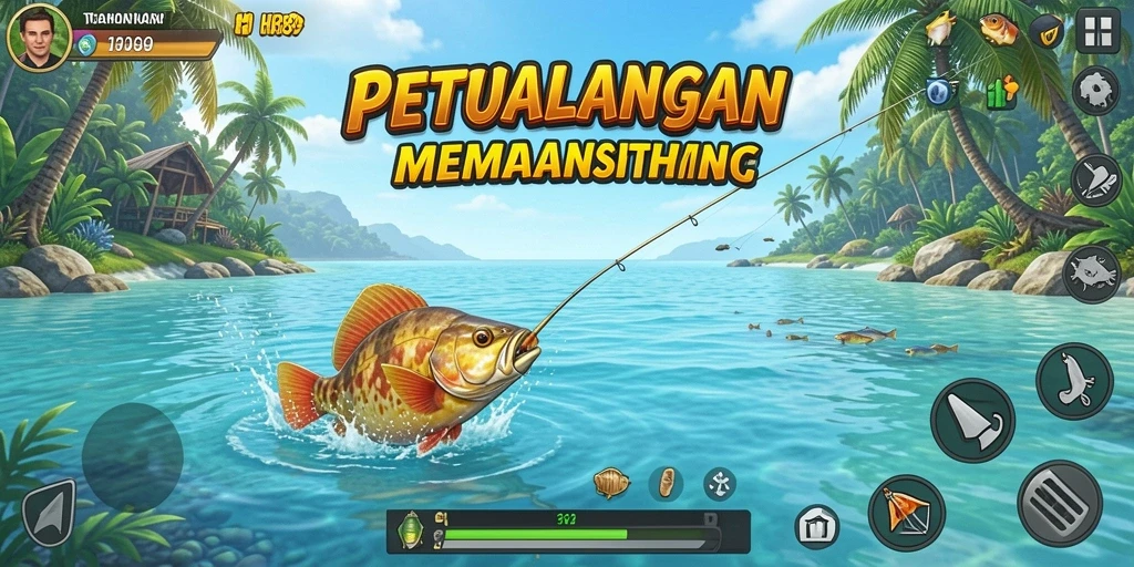 Gameplay seru HR89 yang mempesona dalam dunia memancing.