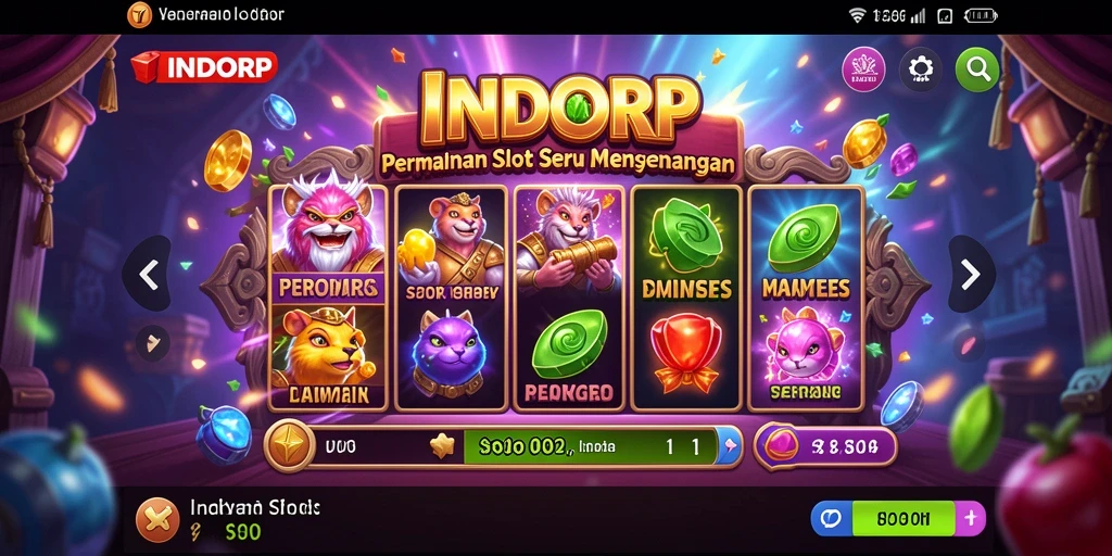 Tampilan gameplay Slot yang menarik di INDORP.