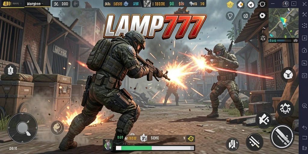 Tampilan gameplay LAMPU777 yang mendebarkan dengan aksi pertempuran intens.