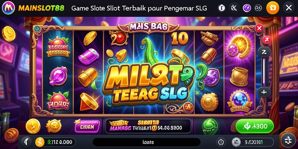 Tampilan gameplay seru dalam MAINSLOT88 dengan berbagai mesin slot.