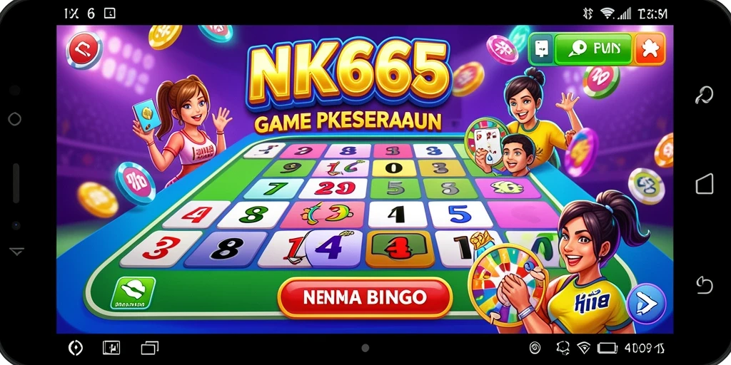 Tampilan gameplay NK666 yang seru dan penuh warna.