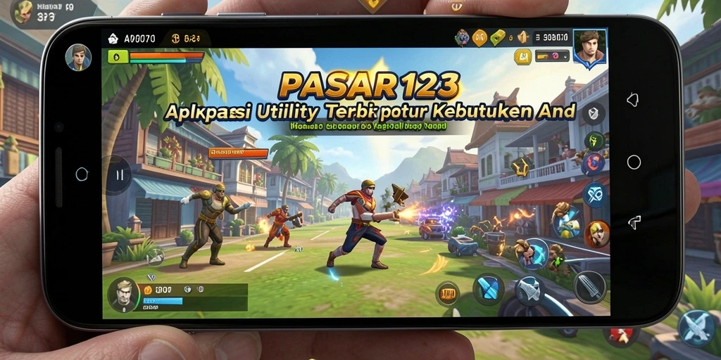 Tampilan aplikasi PASAR123 yang intuitif dan mudah digunakan.
