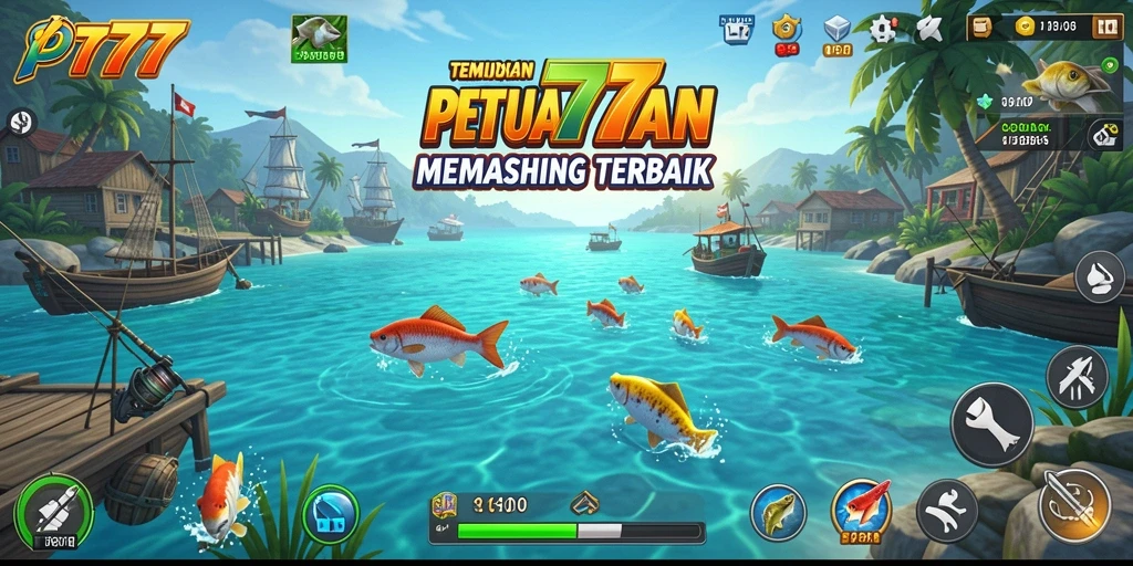 Screenshot gameplay PT777 menampilkan pengalaman memancing yang realistis dan menantang.