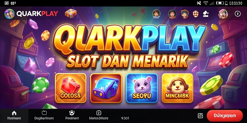 Tampilan menarik dari gameplay Slot di QUARKPLAY.