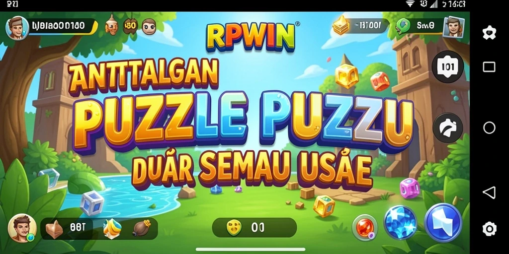 Tampilan gameplay Puzzle yang menarik dan menantang.