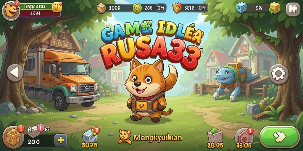 Tampilan menarik dari gameplay <strong>RUSA33</strong> yang menampilkan elemen Idle yang seru.