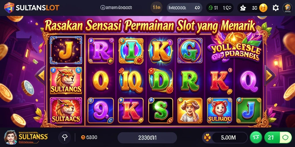 Tampilan gameplay SULTANSLOT yang menarik dan seru.