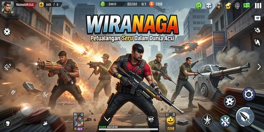 Gameplay seru dan menantang di dunia WIRANAGA.