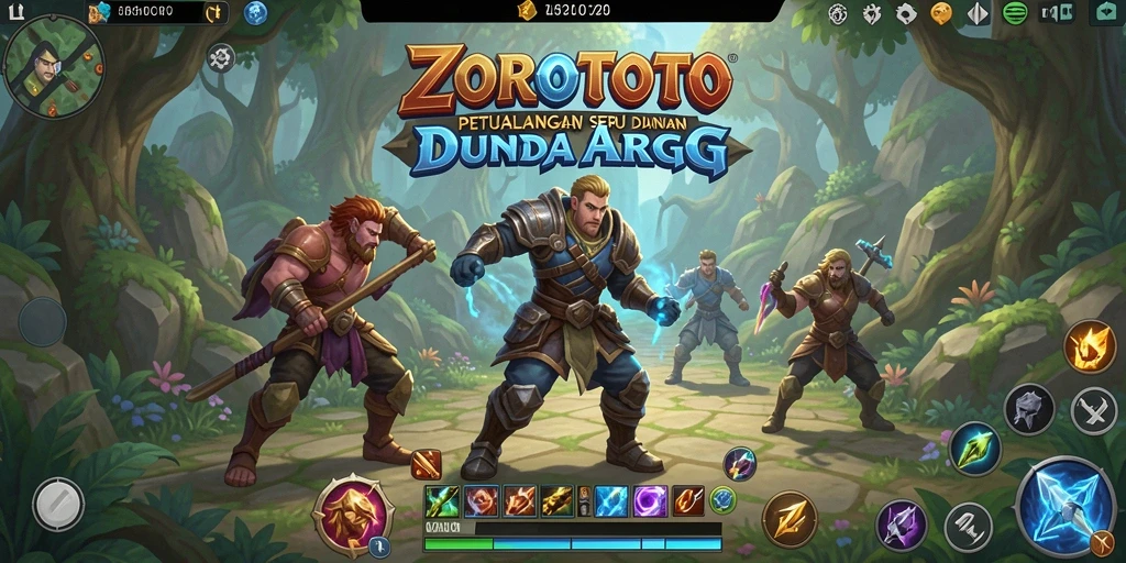 Tampilan gameplay ZOROTOTO yang mendebarkan dan penuh aksi.